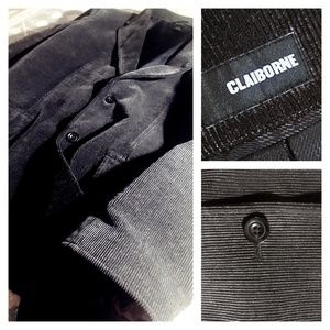 Claiborne | Corduroy Blazer | Dark Gray | 40R